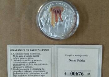 28. Medal okolicznościowy z serii nasza Polska Kraków