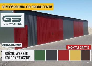 Garaż Blaszany 11x10m Wiata , Hala , Magazyn Rolniczy   -  GRZYWSTAL