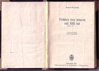 (5965) POLSKA MA WIĘCEJ NIŻ 1000 LAT – ROMAN BURZYŃSKI