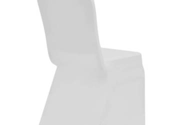 vidaXL Elastyczne pokrowce na krzesła, białe, 100 szt.(SKU:274765)