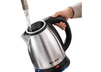 Czajnik Elektryczny Bezprzewodowy 2000W 1,8L Mocny Stalowy Cichy Srebrny