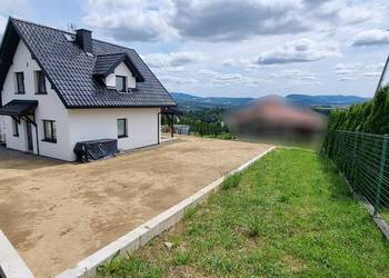 Dom jednorodzinny z widokiem na beskid wyspowy