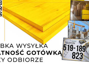 Sklejka Blat płyta szalunkowa żółta trójwarstwowa 500x2000x21mm NOWE
