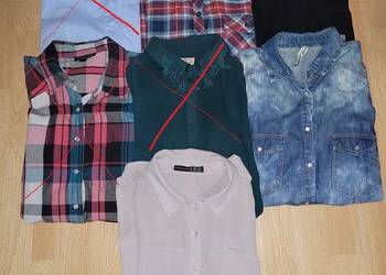 Koszule zestaw 4 sztuki rozm. S, Stradivarius, Atmosphere itp.