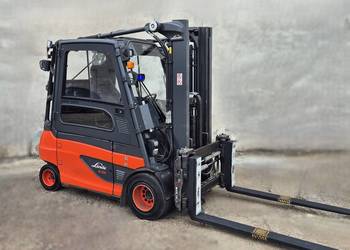 Wózek widłowy elektryczny LINDE E35L • 2019r • wolny skok • KABINA leasing