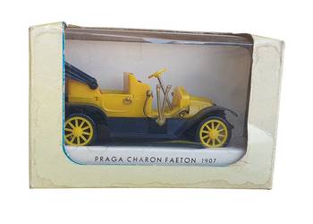 Stary model samochodu Praga Charon Faeton 1907 Igra Czechosłowacja 1:36