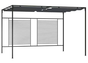 vidaXL Altana ogrodowa ze zwijanym dachem, 4x3x2,3 m(SKU:313625)