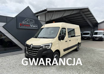 Renault Master L2H2 średniak 7-osobowy lift brygadówka doka drzwi 2-stronn…