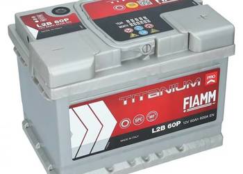 Akumulator FIAMM TITANIUM PRO 12V 60Ah 600A Prawy Plus Akumulator FIAMM TITANIUM PRO 12V 60Ah 600A Prawy Plus