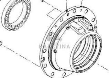 Fendt Vario 1038 1042 1046 1050 GEN 3 Piasta Koła Łożysko Stożkowe F530300…