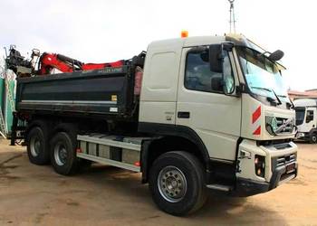 Wywrotka 6x4 bordmatic z dzwigiem Volvo FMX