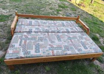 Łóżko sosnowe skladane kanapa