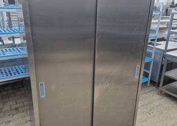 Szafa Gastronomiczna Magazynowa Drzwi Suwane 120/60/180 4 Półki