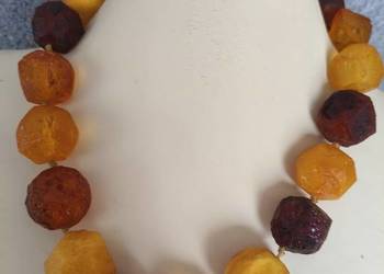 Naszyjnik Bursztyn Vintage