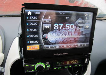 Radio samochodowe z kamerą cofania bletooth Kruger&matz