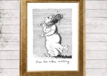 Ilustracja 'Czas na kawę'