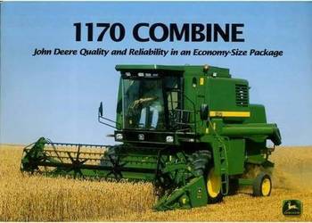Instrukcja napraw JD1170 kombajn John deere 1170 serwisowa