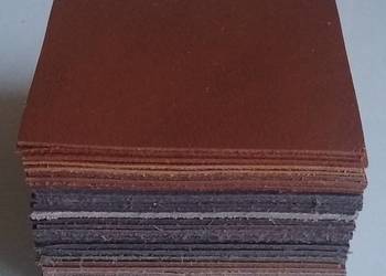 Skóra Kwadrat 8 x 8 cm (30 sztuk) Licowa Włoska Kolory (nr 12)