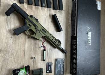 Repilka ASG Noveske Space Invader Pistol+ TRACER+ 7 magów+ bateria+ chwyt!!