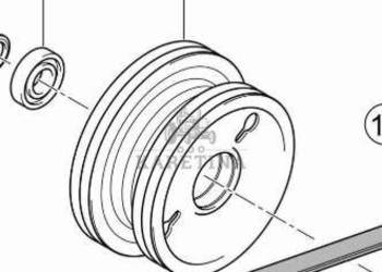 Claas Lexion 740 750 760 Koło Pasowe Napędu Siekacza Słomy 0006651460 00 0…