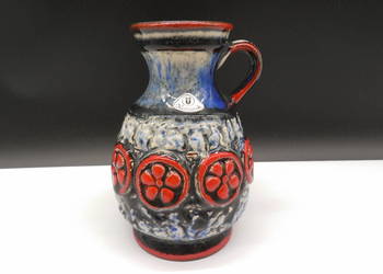 Wazon Ü-Keramik (Üebelacker) – Fat Lava – Lata 60/70.