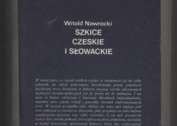 Szkice czeskie i słowackie - Witold Nawrocki