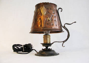 ~* Stara stylowa lampka miedz * Vintage *~