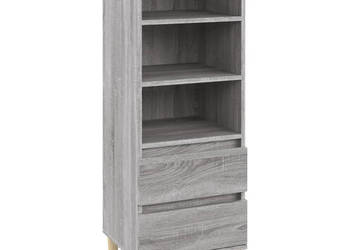 Wysoka szafka szary dąb sonoma 40x36x110 cm drewnopochodny WM-821242