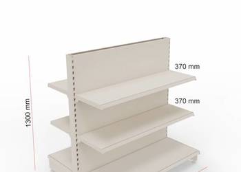 Regał sklepowy półki perforacja