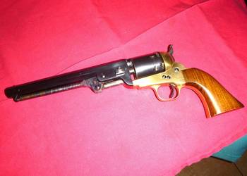 REWOLWER CZARNOPROCHOWY COLT NAVY UBERTI 036 7.5 CALA IGŁA JAK NOWY