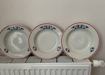 Lubiana wzór kaszubski talerz obiadowy PRL