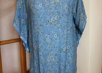 Bluzka tunika cekiny wiskoza Unisono Italy nietoperz