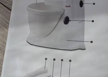 mikser z misą robot kuchenny