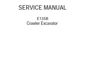 NEW HOLLAND E135B, E135BSR koparka instrukcja napraw NEW HOLLAND E135B, E135BSR koparka instrukcja napraw