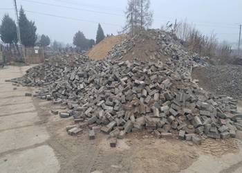 Używana kostka brukowa 8cm  rozbiórkowa