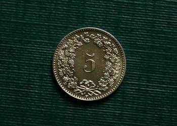SZWAJCARIA - 5 rappenów, 2014r