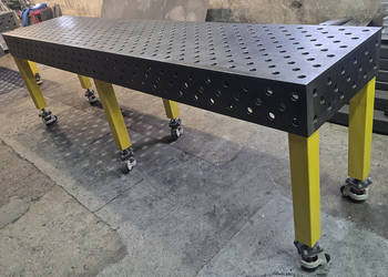 Stół spawalniczy 300x60cm system 28 grubość 12mm otwory naprzemienne IDEAŁ