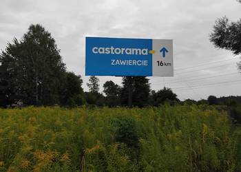 Do wynaǰęcia baner przy obwodnicy Zawiercia