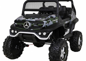 Auto na akumulator Mercedes UNIMOG 4x35W EVA moro