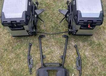 Sprzedam duże kufry hepco becker+stelaż