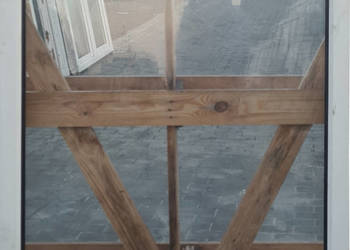 OKNA KacprzaK Witryna 95X106 FIX Używany PCV Plastikowy