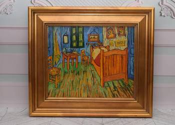 Abstrakcja Vincent Van Gogh - Pokój - Obraz Olejny - Złota Rama Prezent
