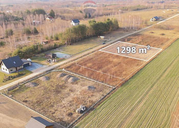 Działka budowlana w Bednarach 1298 m2 z MPZP