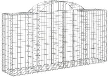 Kosze gabionowe 4 szt 200x50x100/120 cm galwanizowane żelazo WM-3146322