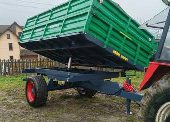 Przyczepa jednoosiowa wywrotka 8ton 3strony