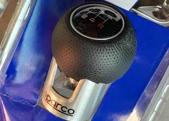 Sparco Lazio uniwersalna gałka dźwigni zmiany biegów, chromowa zwrot