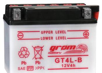 Akumulator motocyklowy 12V 5Ah 80A GROM YB5L-B