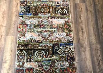 Unikatowy, wiszący gobelin lata 70 XXw. PRL Vintage