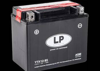 Akumulator motocyklowy 12V 10Ah 150A Landport YTX12-BS