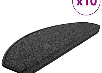 vidaXL Maty na schody 10 szt. 65x24x4 cm Antracytowe półokrągłe (SKU:149751